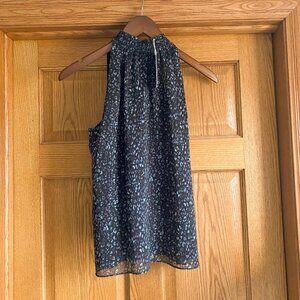 NWT $295 Ramy Brook Elinor High Neck Sleeveless Blouse - Small